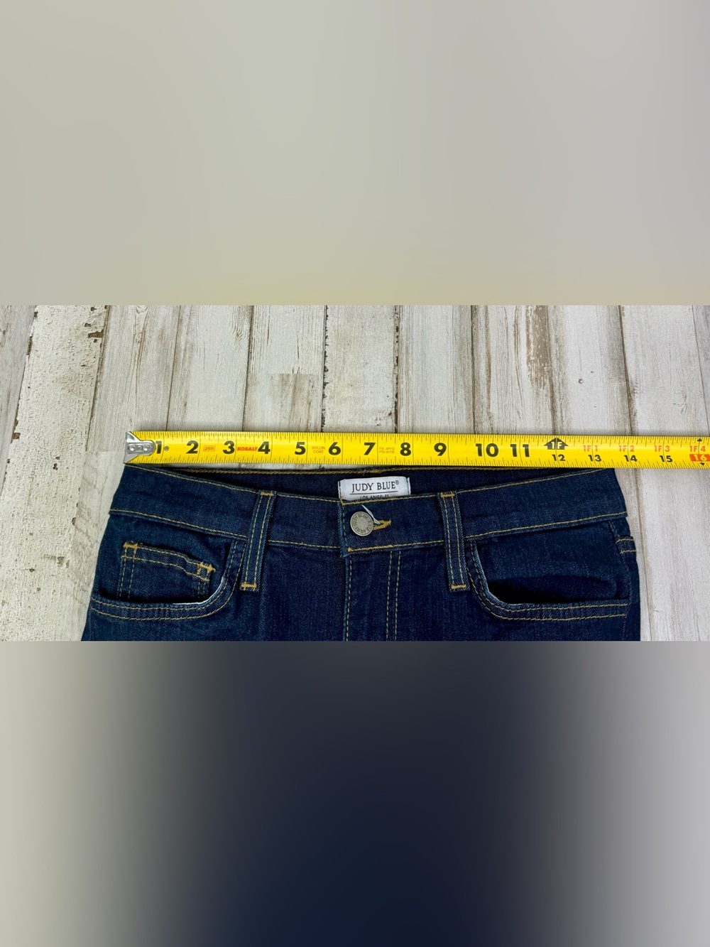 Judy Blue Jeans Womens 5/27 Blue Mid Rise Skinny Fit - Picture 6 of 12